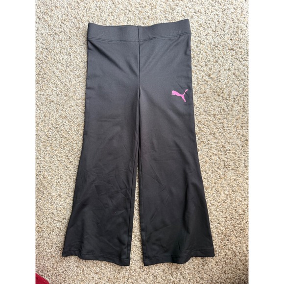 Kids Puma Pink Fleece Hoodie & Flared Leggings outfit Set‎ girls Size 24 Months - Picture 6 of 9